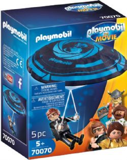 *** PLAYMOBIL MOVIE - REX DASHER AVEC PARACHUTE #70070